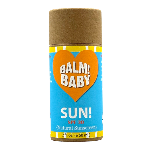 BALM! Baby - SUN STICK  Natural Mineral Sunscreen (2 oz biodegradable eco stick)