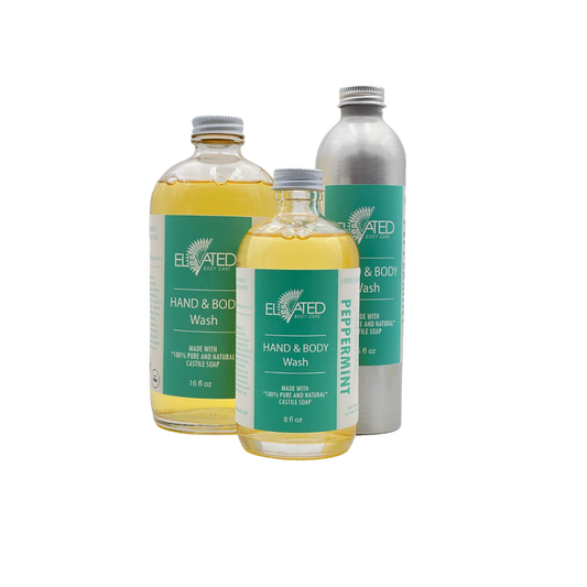 ELEVATED - Herbal Hand & Body Wash - Glass or Aluminum