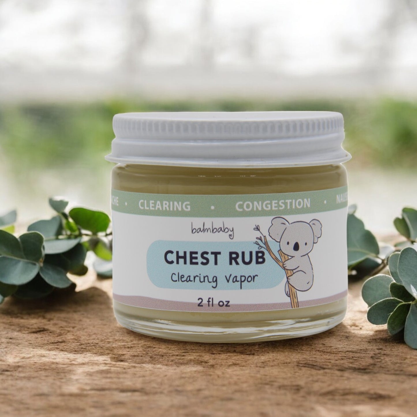 Natural Chest Vapor Rub w/ Eucalyptus