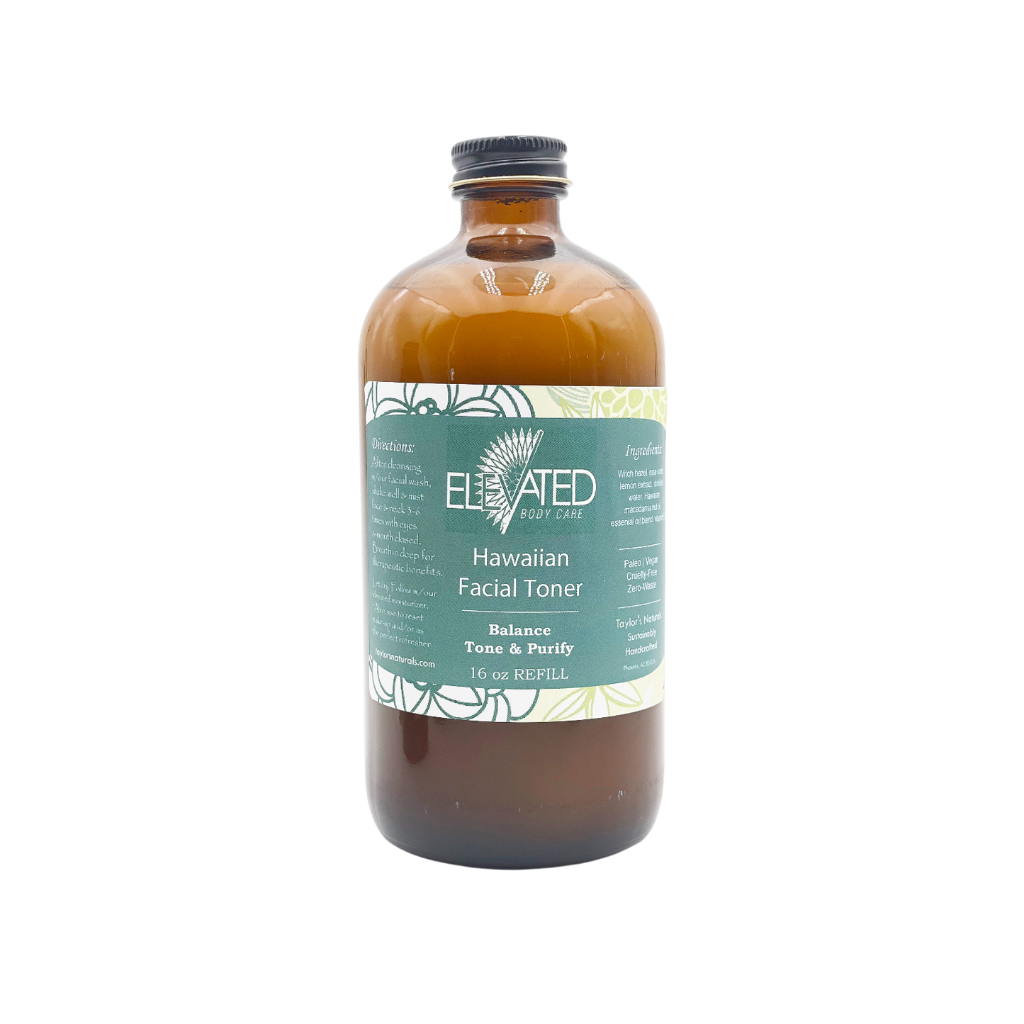 REFILL for ELEVATED - Hawaiian Facial Toner {Step 2} (4oz, 8oz, or 16oz)