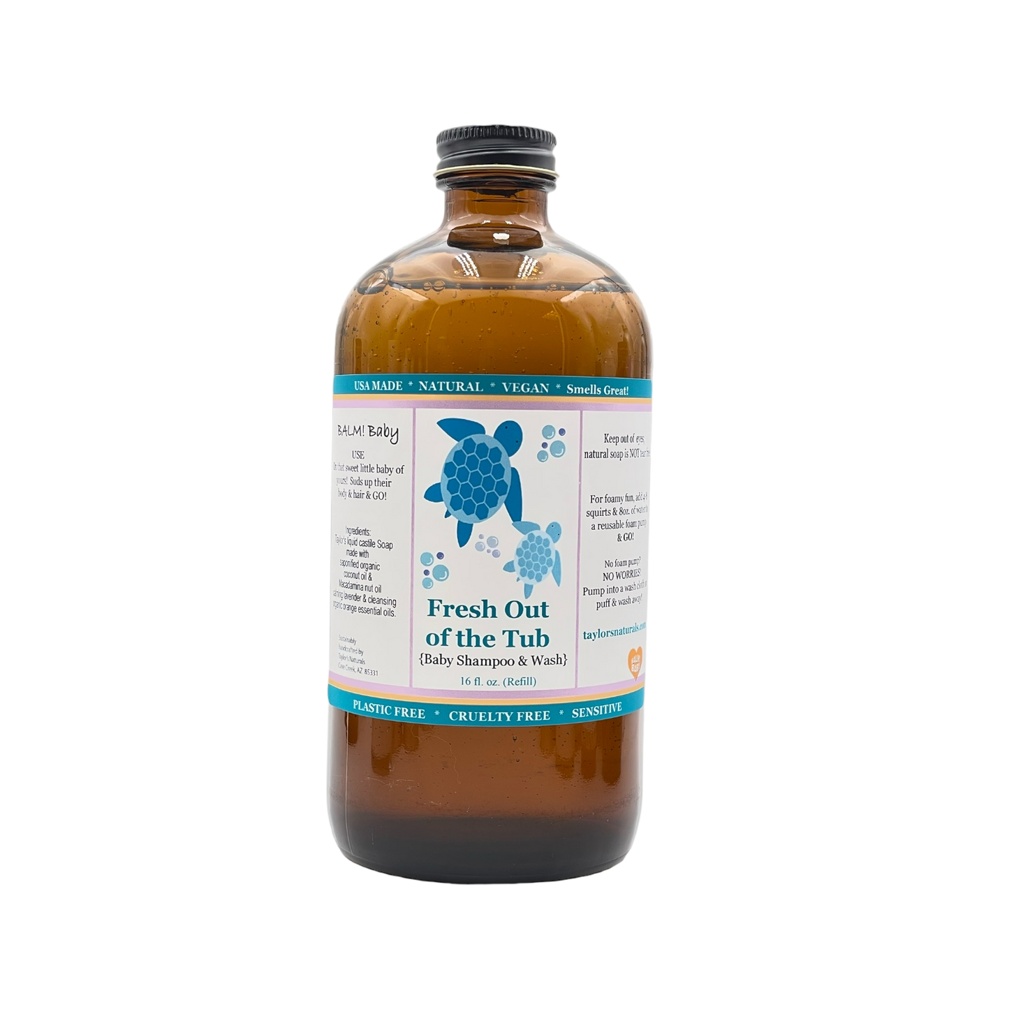 *REFILL* for BALM! Baby * FRESH Out of the TUB! Baby Shampoo & Body Wash