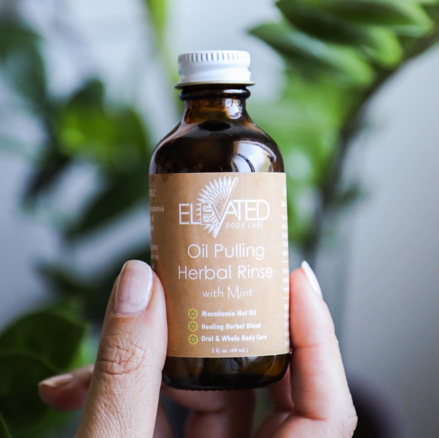 ELEVATED - Oil Pulling Herbal Rinse Ayurvedic Teeth Whitening & Detox