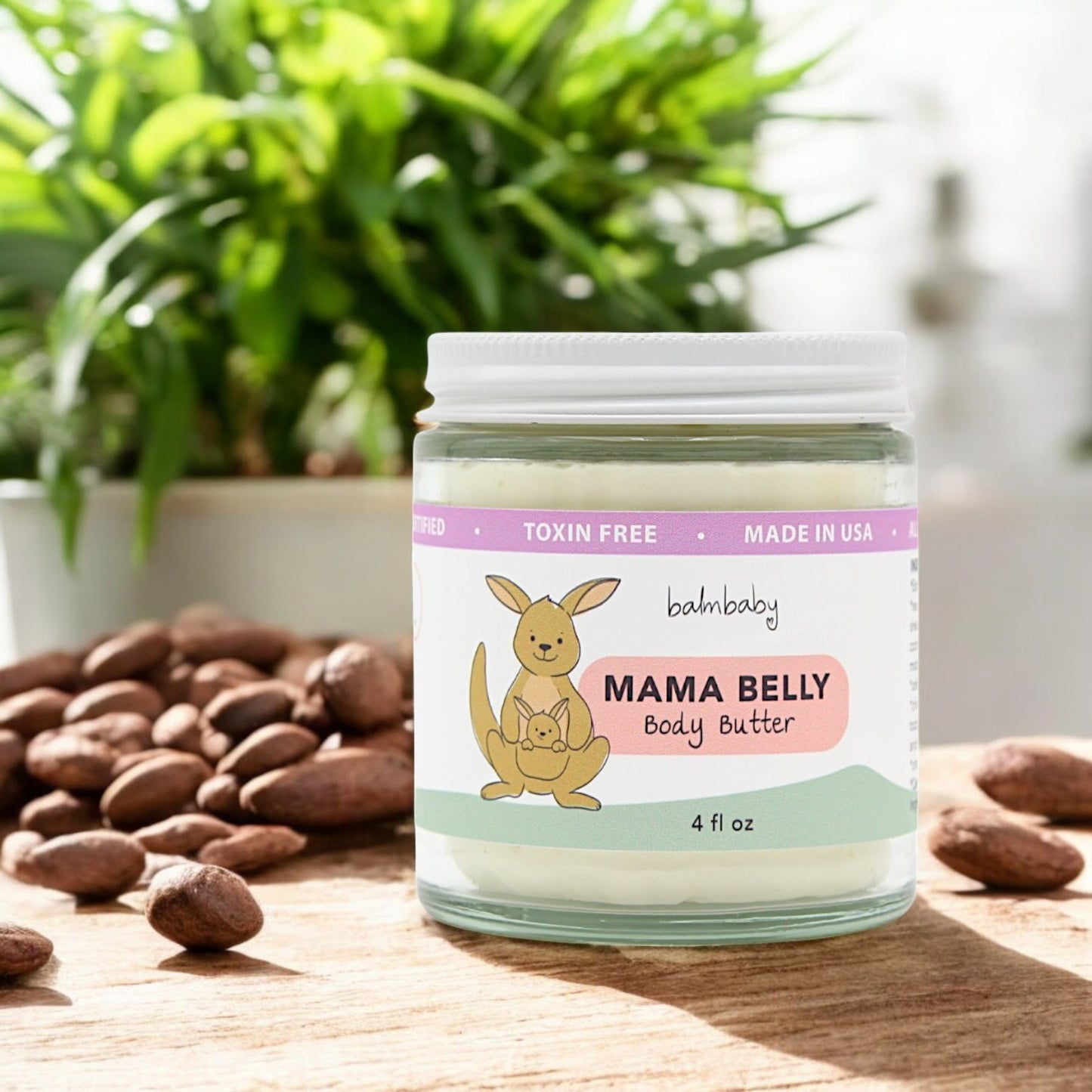 Balm Baby - MAMA BELLY! - Belly Whipped Butter Balm for pregnant & postpartum Mamas - 4oz