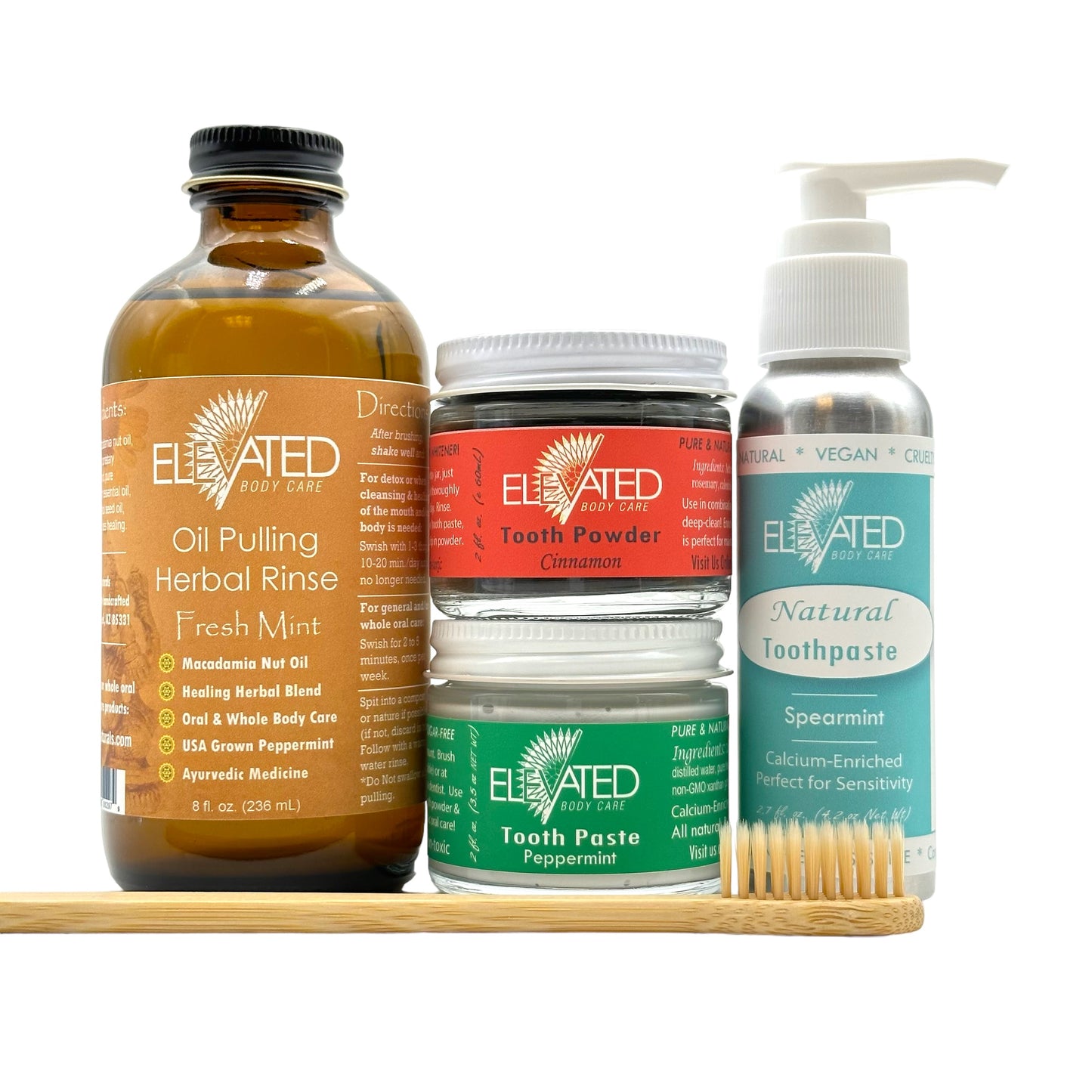 ELEVATED - TOOTH Powder - Plastic FREE jar 2oz