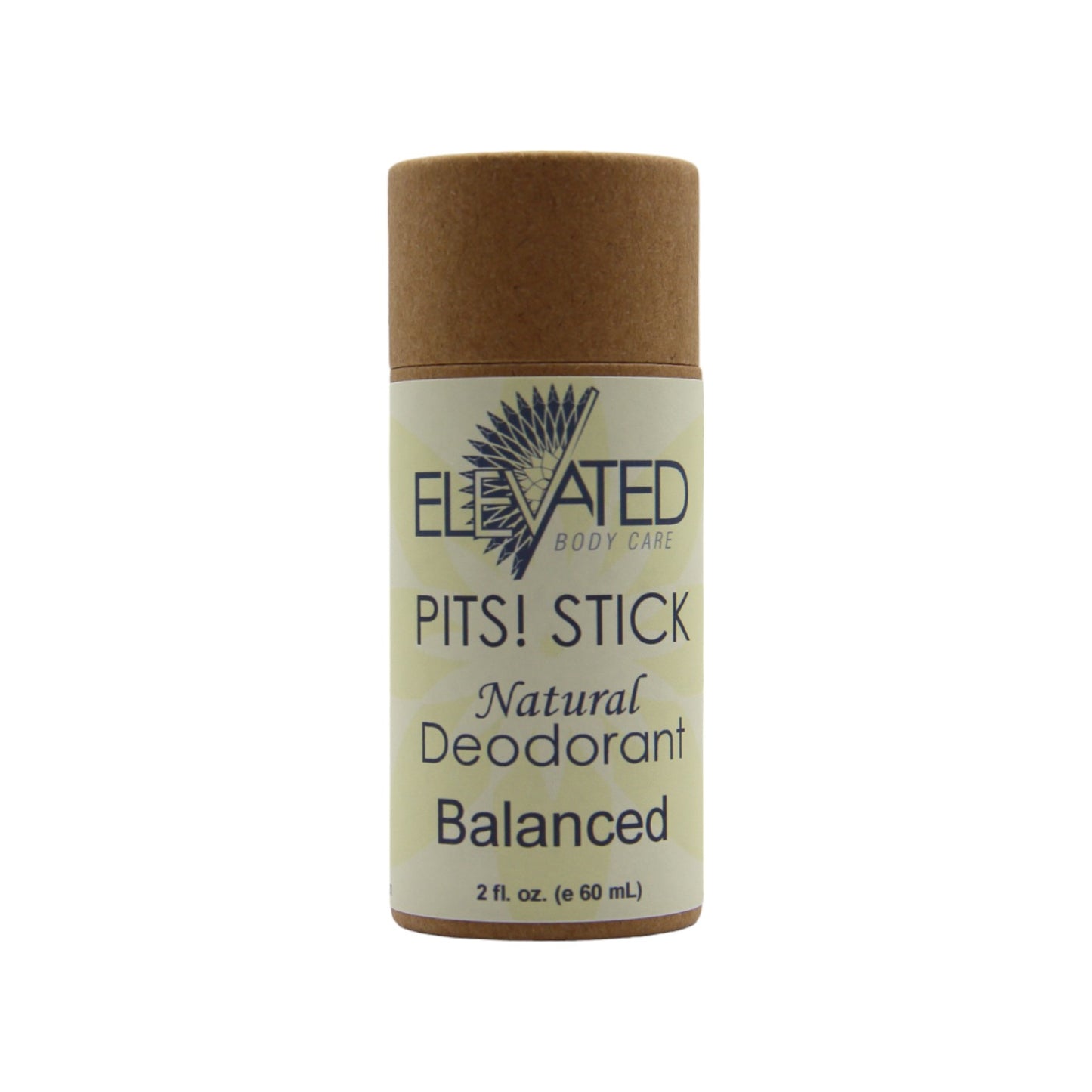 ELEVATED - PITS! STICK Natural Deodorant - 2oz