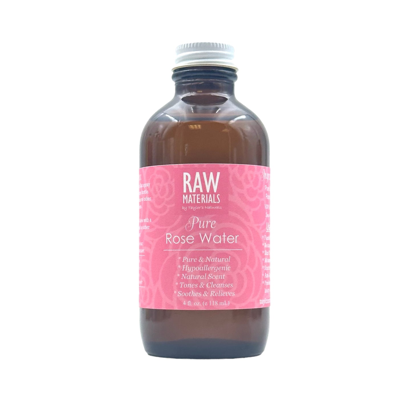 Rose Water - 100% Pure (2oz, 4oz, 8oz, or 16oz)