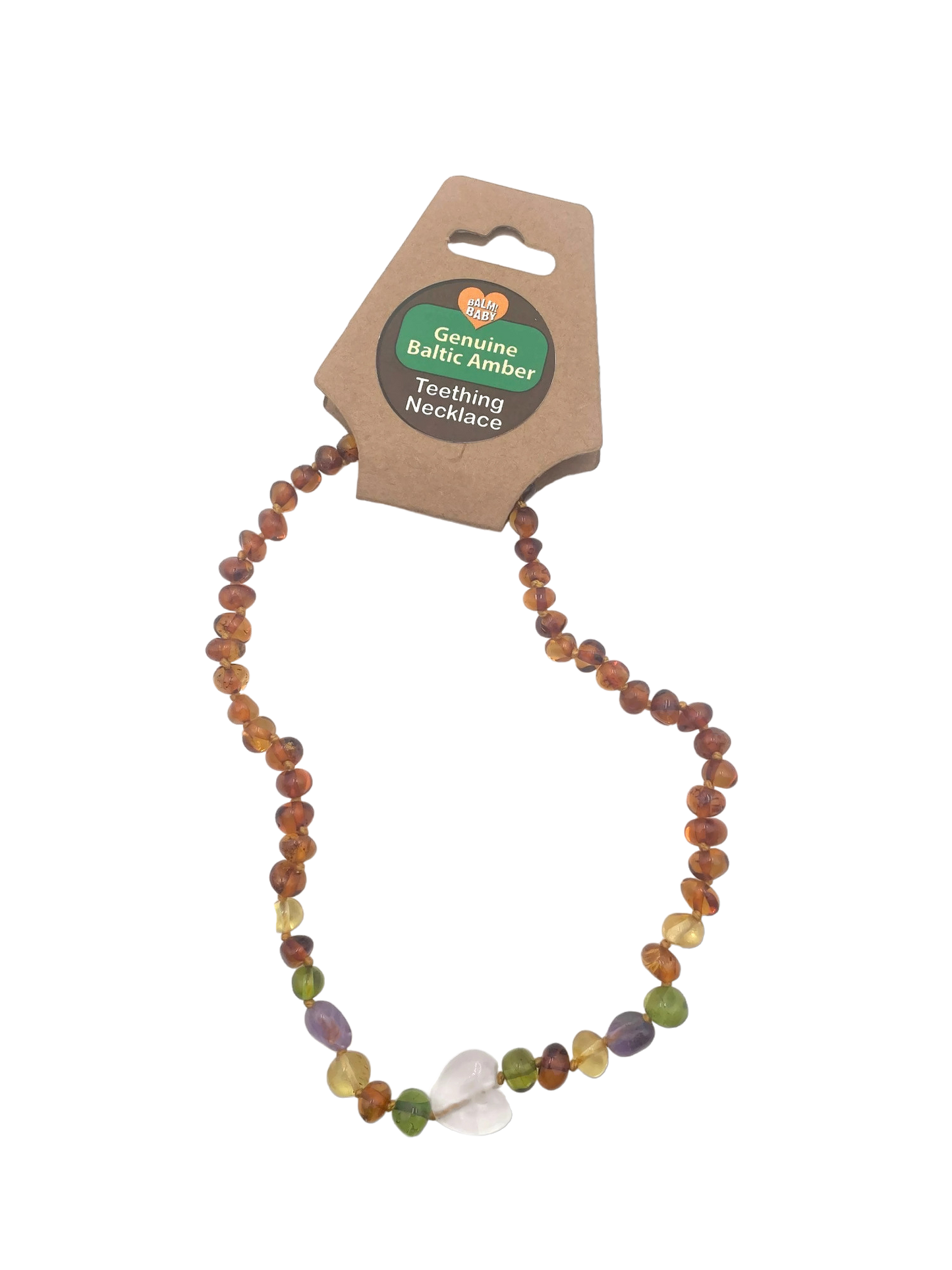 BALM! Baby Authentic Amber Teething Necklace