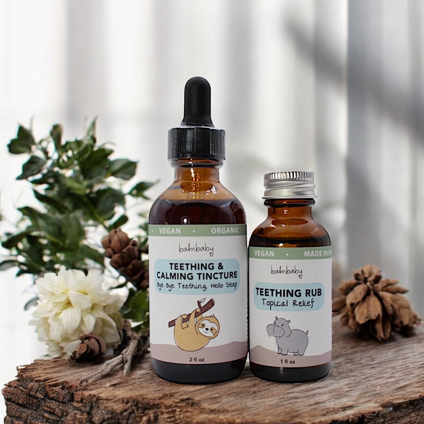 BYE BYE TEETHING, HELLO SLEEP! Organic Teething & Calming Tincture