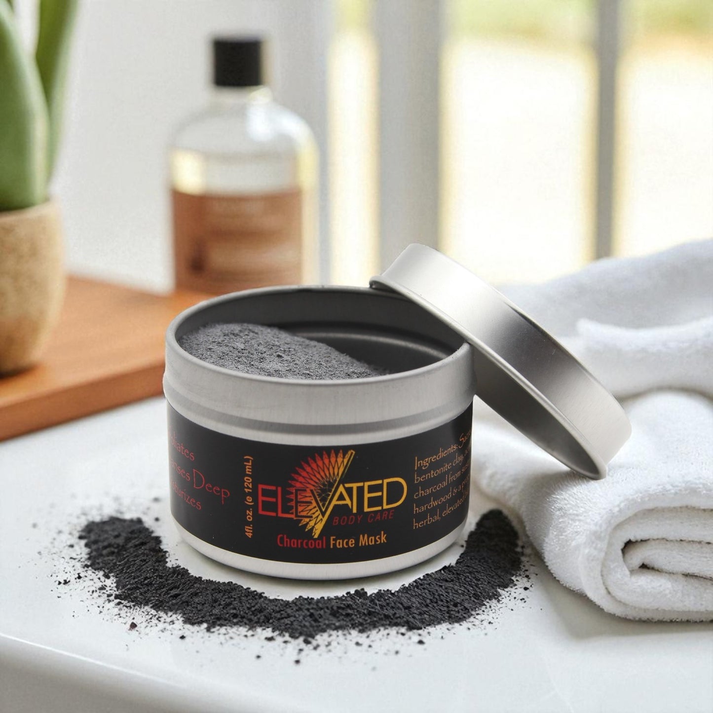 ELEVATED - Activated Charcoal Facial Mask - 4oz.