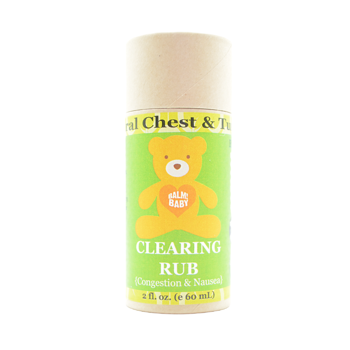 BALM! Baby - Clearing Rub - Natural Chest Vapor Rub w/ Eucalyptus - Eco Stick