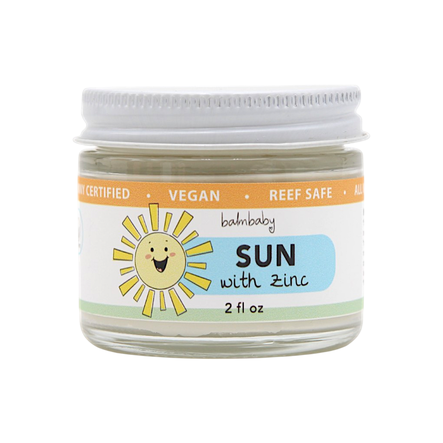 SUN! with Natural Zinc - (2oz glass jar)