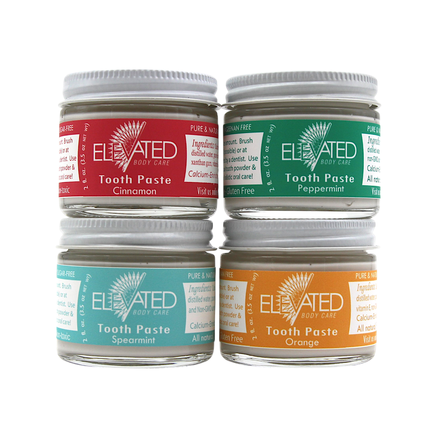 ELEVATED Natural Fluoride Free Toothpaste w/Xylitol