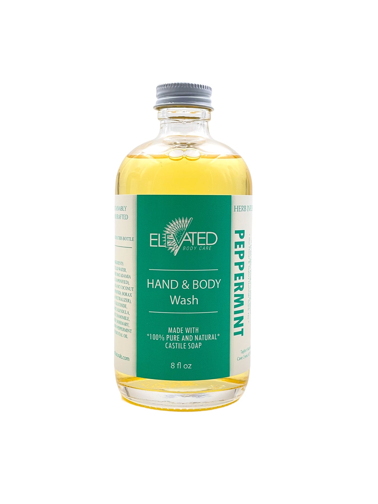 ELEVATED - Herbal Hand & Body Wash - Glass or Aluminum