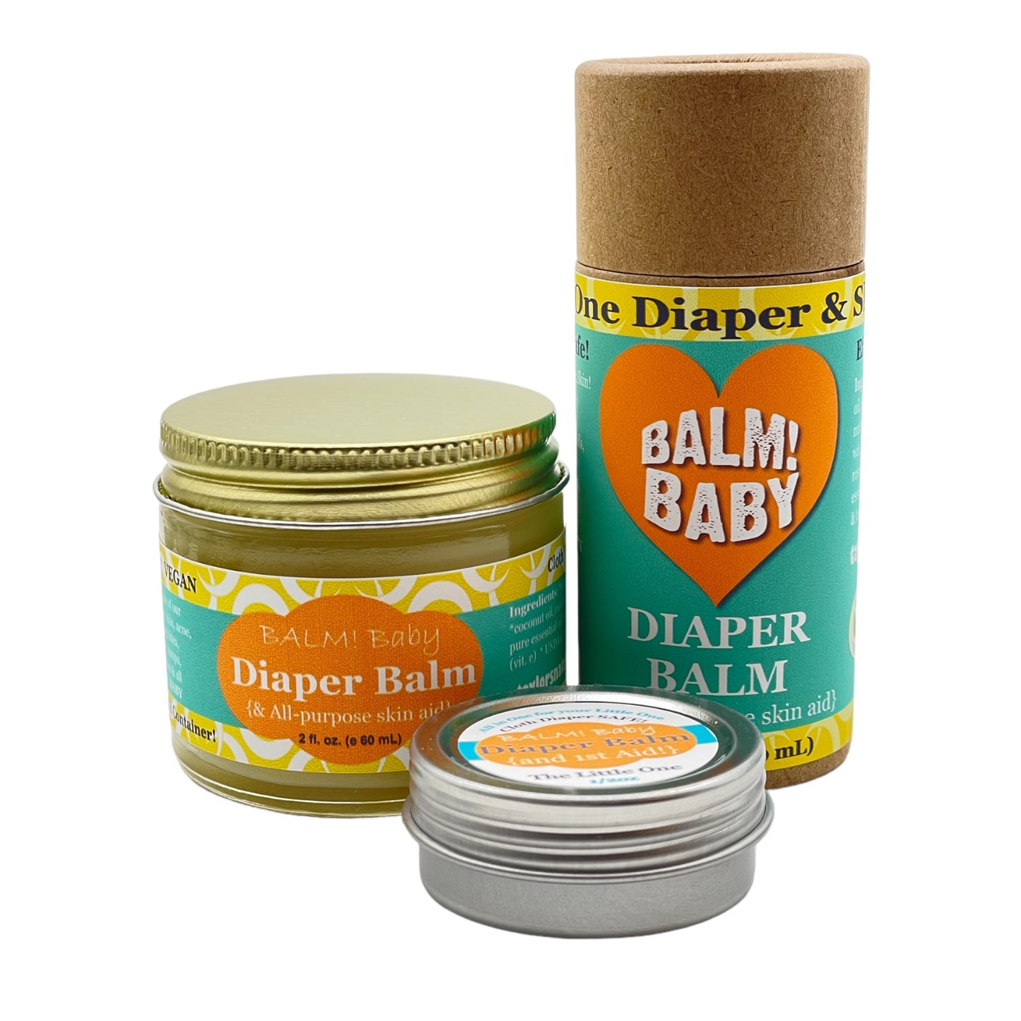 BALM! Baby - Diaper Balm and All Purpose Skin Aid - Travel Size Tin