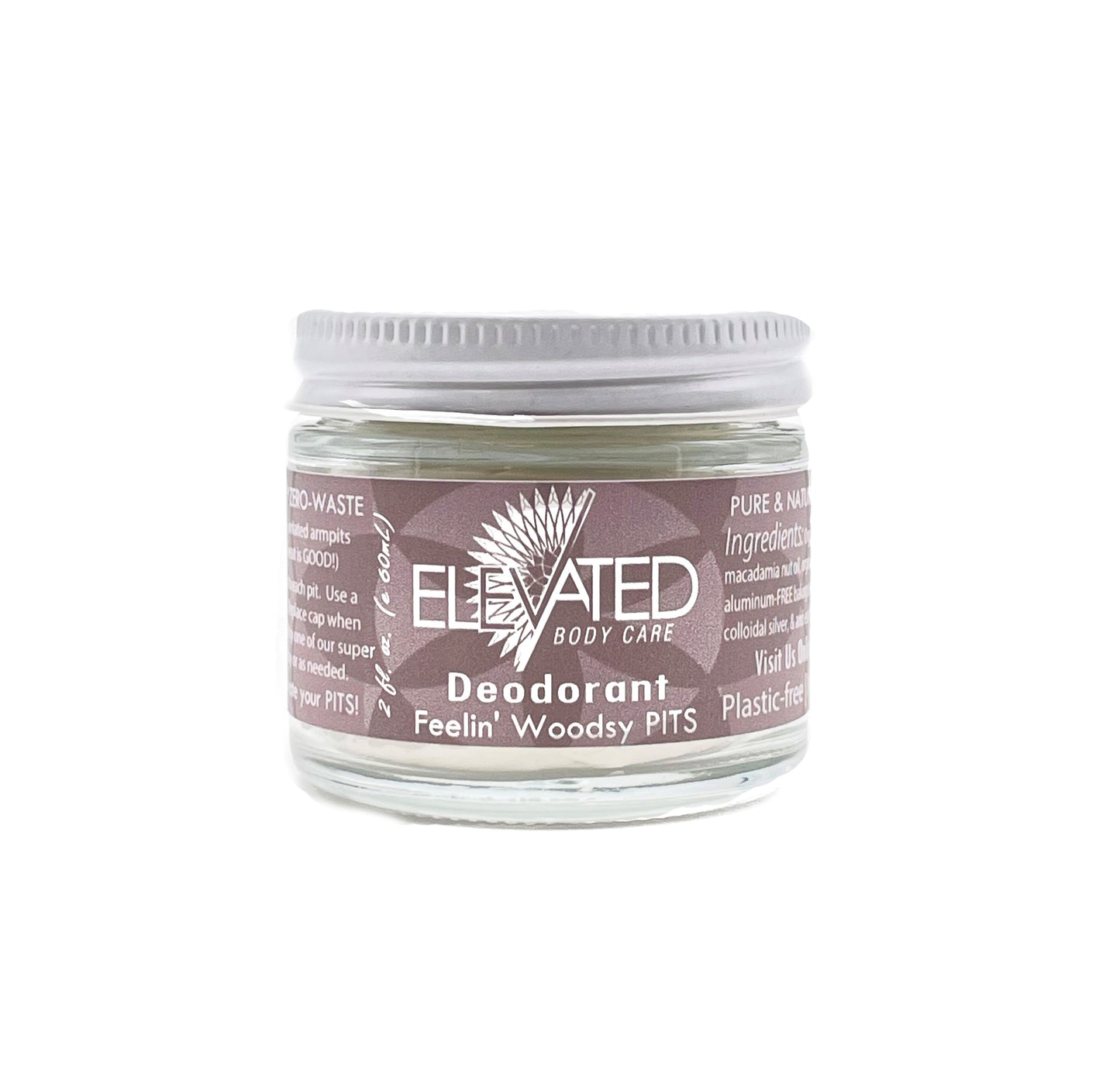 ELEVATED - PITS! Natural Deodorant - 2oz