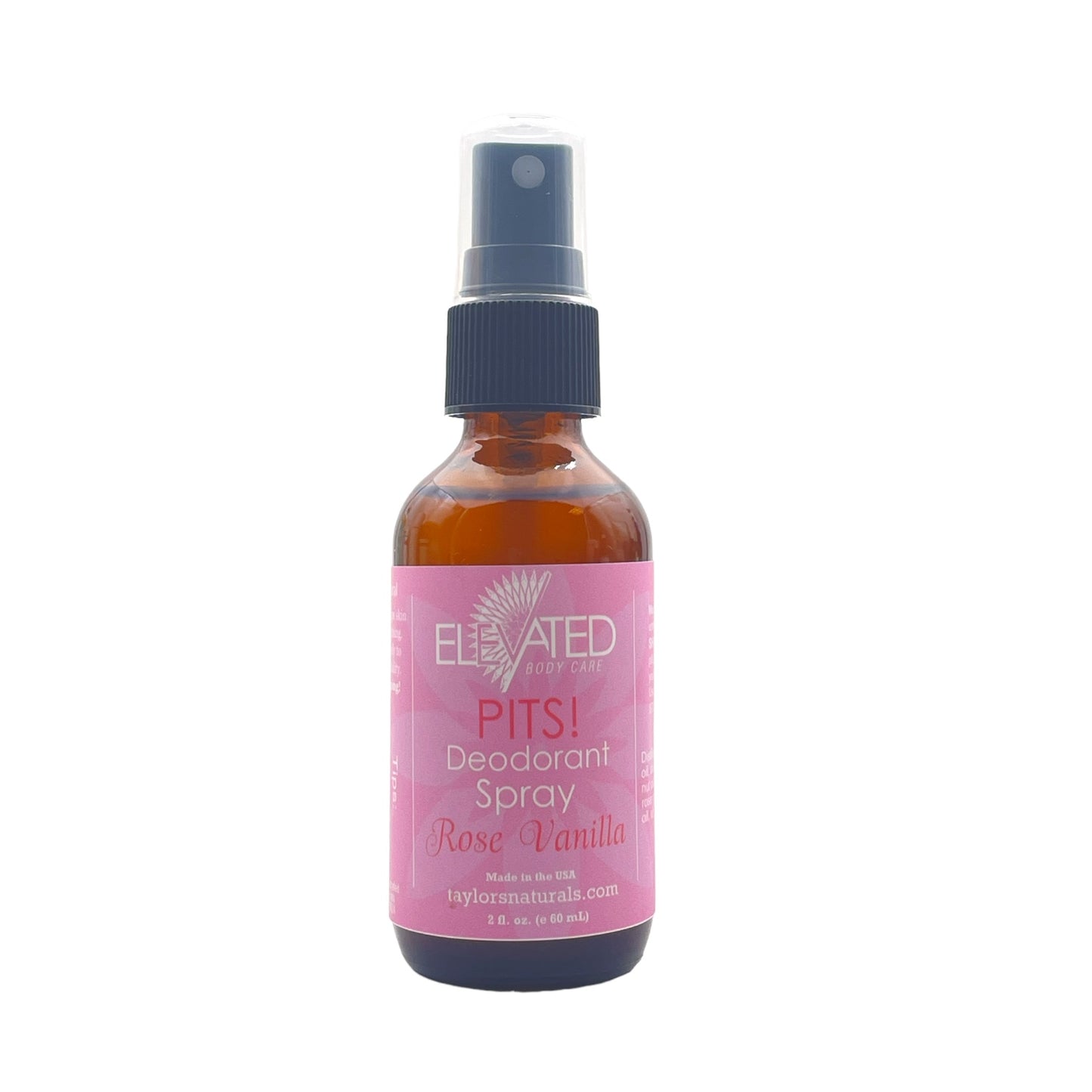 ELEVATED - PITS! Natural SPRAY Deodorant - 2oz or REFILL