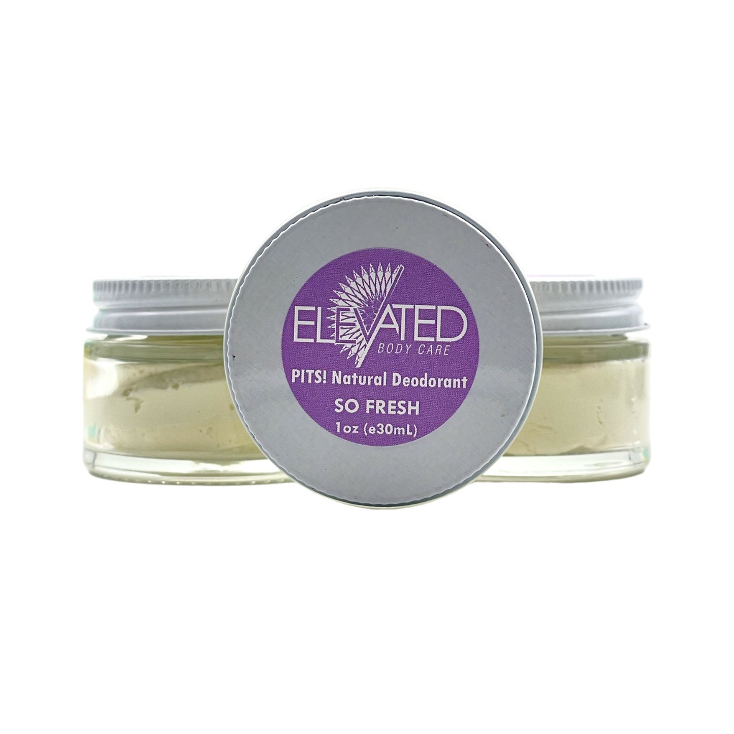ELEVATED - PITS! Natural Deodorant - SAMPLE size 1oz