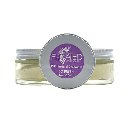 ELEVATED - PITS! Natural Deodorant - SAMPLE size 1oz