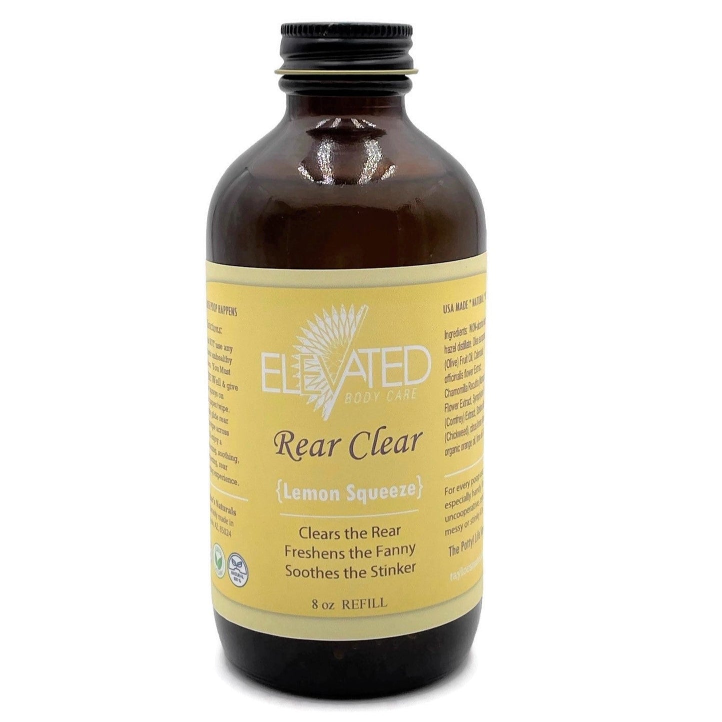 REFILL for ELEVATED - Rear Clear (4oz, 8oz, or 16oz)