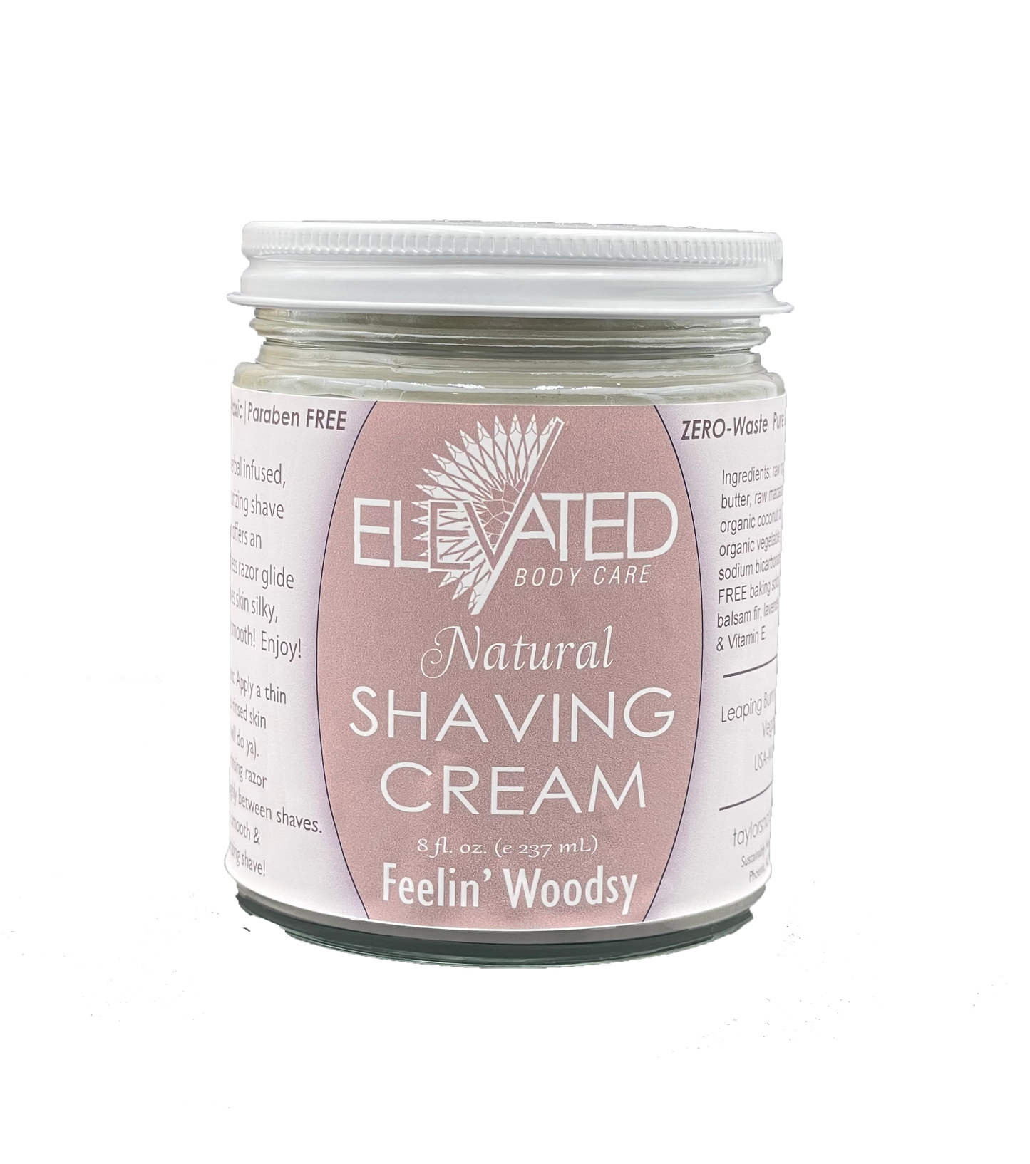 ELEVATED - Shave Cream ALL Natural Shaving Cream for Men & Women