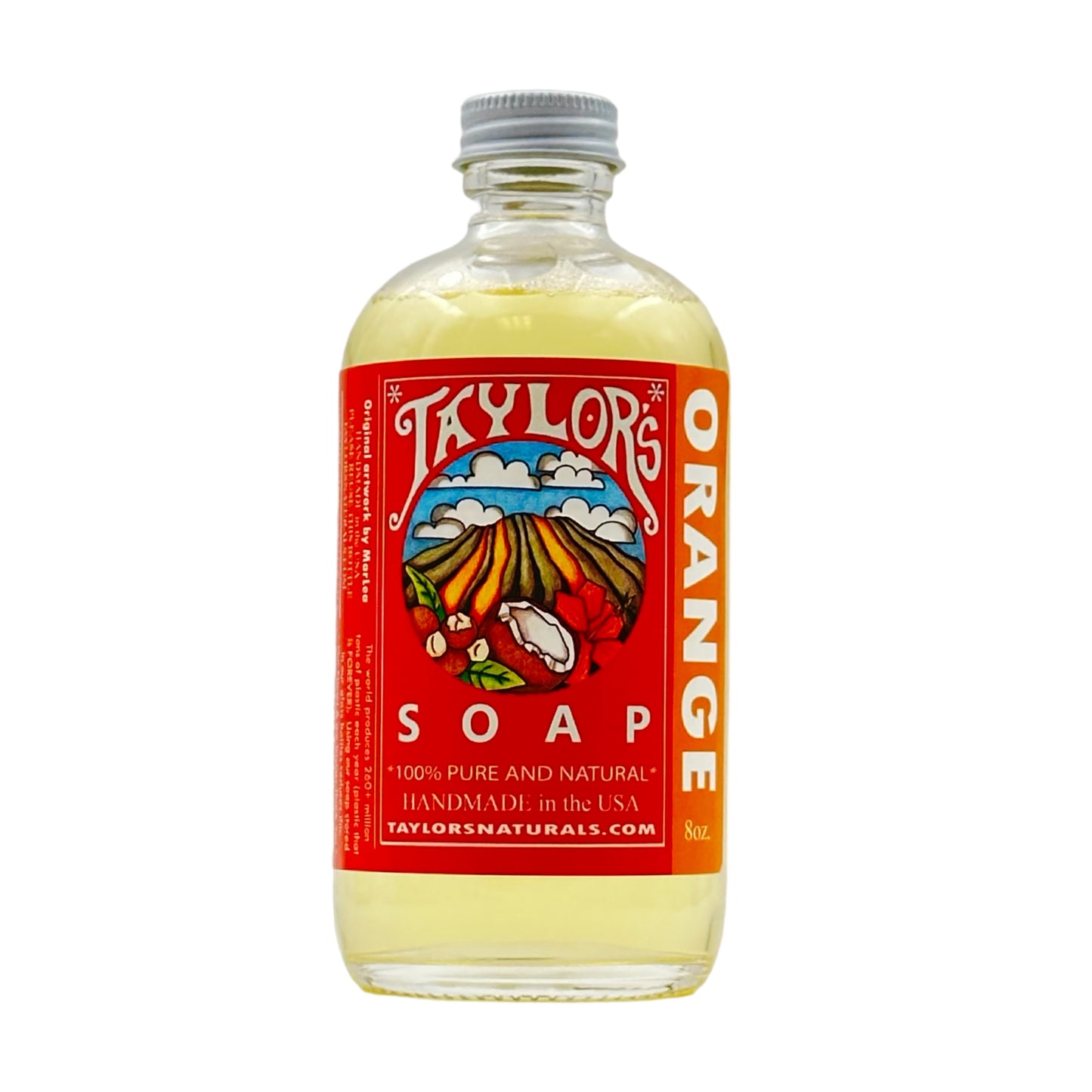 Liquid Castile Soap* ALL Purpose in glass* Plastic-FREE * Zero-Waste - 8oz
