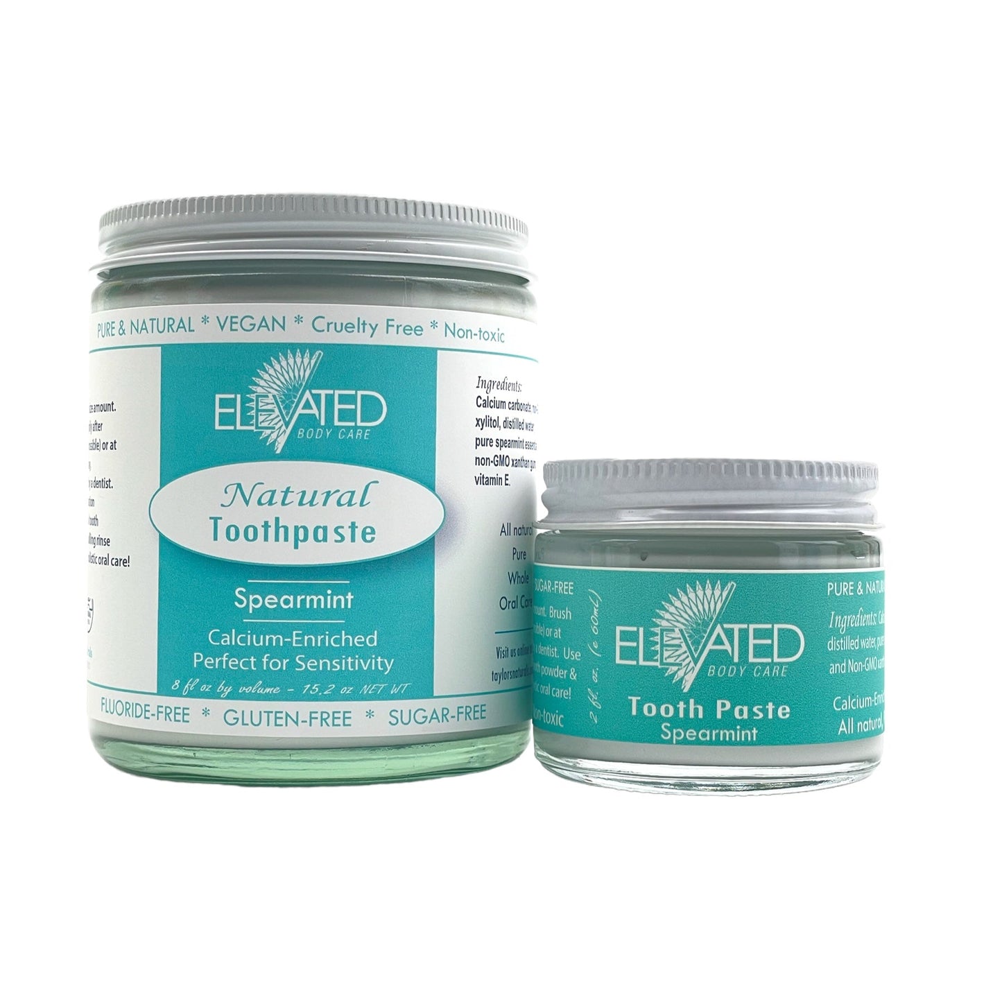 ELEVATED Natural Fluoride Free Toothpaste with Xylitol * REFILL *