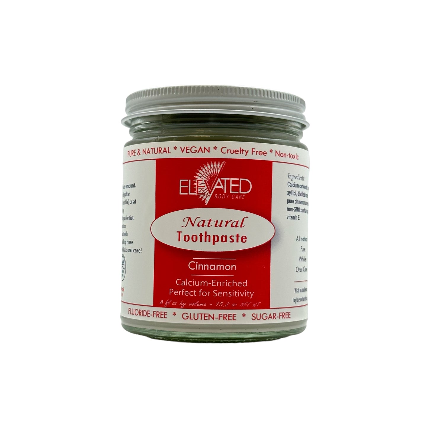ELEVATED Natural Fluoride Free Toothpaste with Xylitol * REFILL *