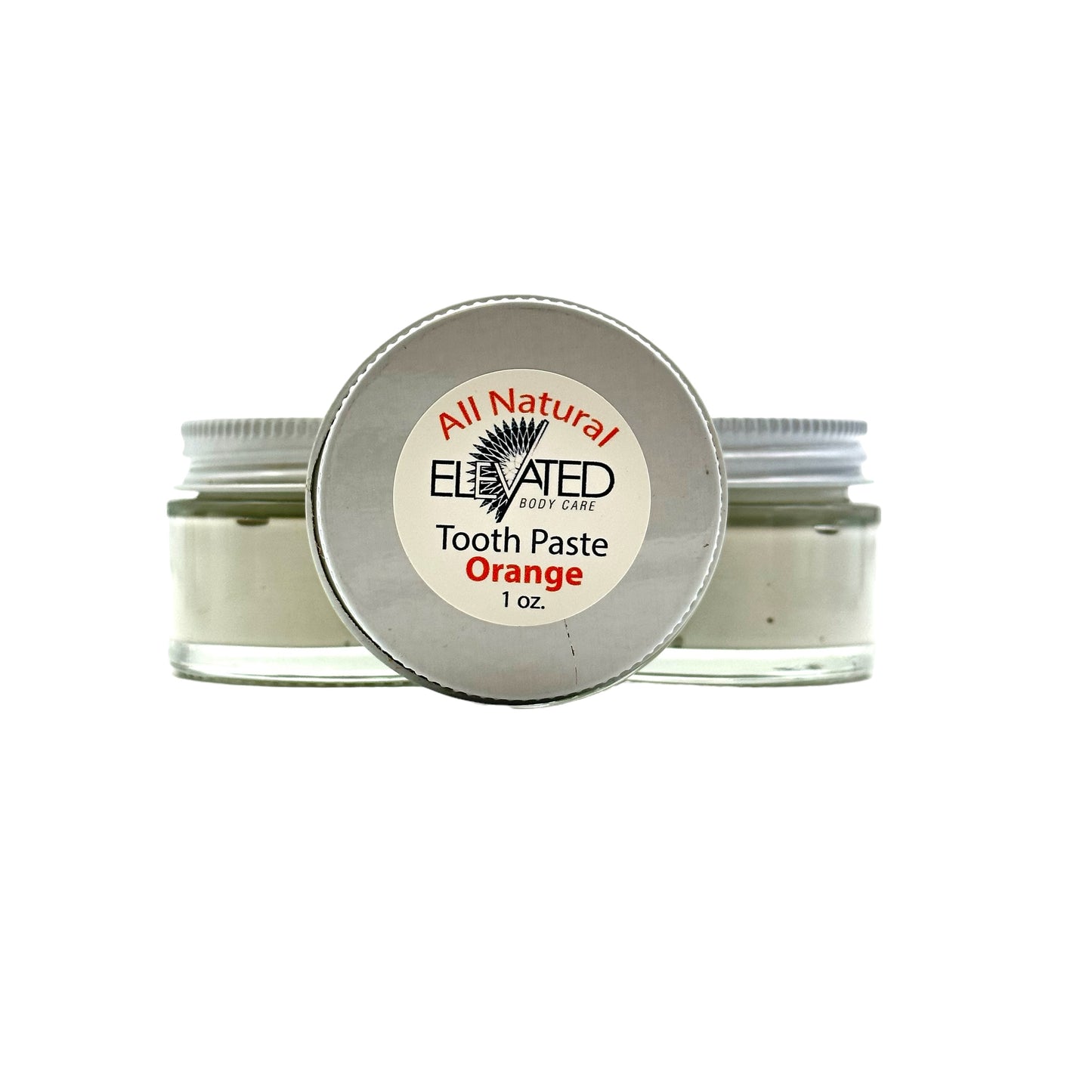 ELEVATED - Natural ToothPaste - Plastic FREE jar *Fluoride FREE & Chemical FREE * SAMPLE Size