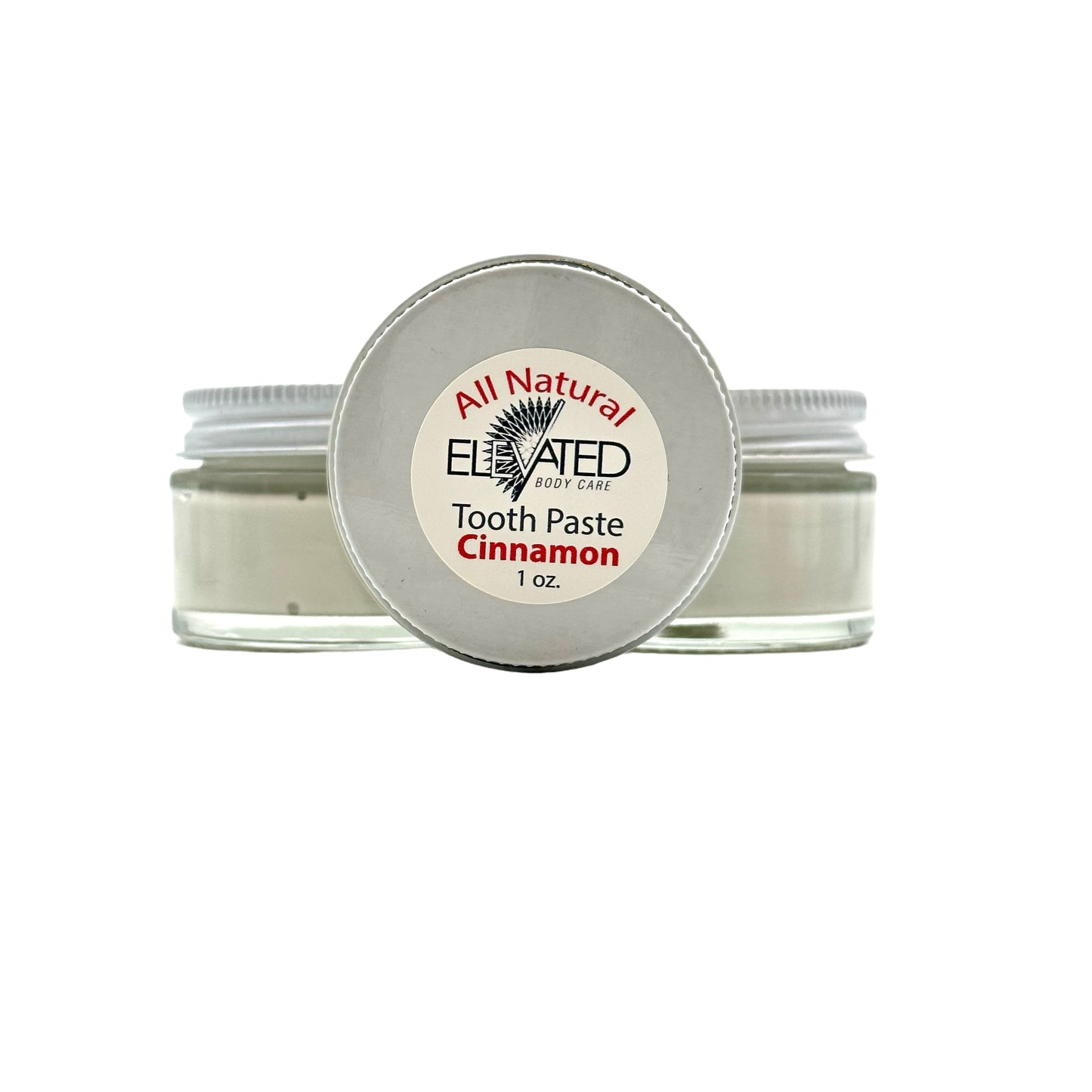 ELEVATED - Natural ToothPaste - Plastic FREE jar *Fluoride FREE & Chemical FREE * SAMPLE Size