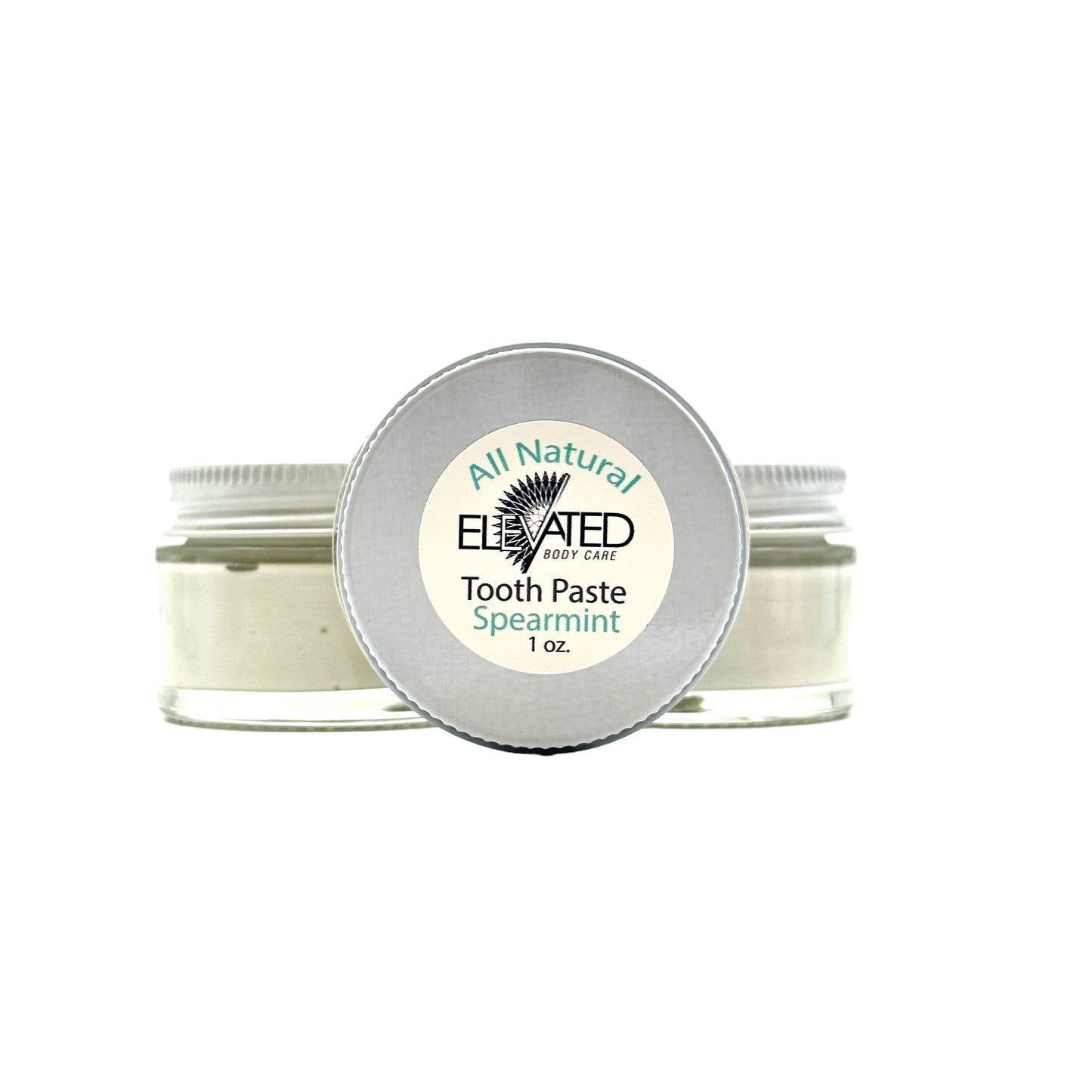 ELEVATED - Natural ToothPaste - Plastic FREE jar *Fluoride FREE & Chemical FREE * SAMPLE Size