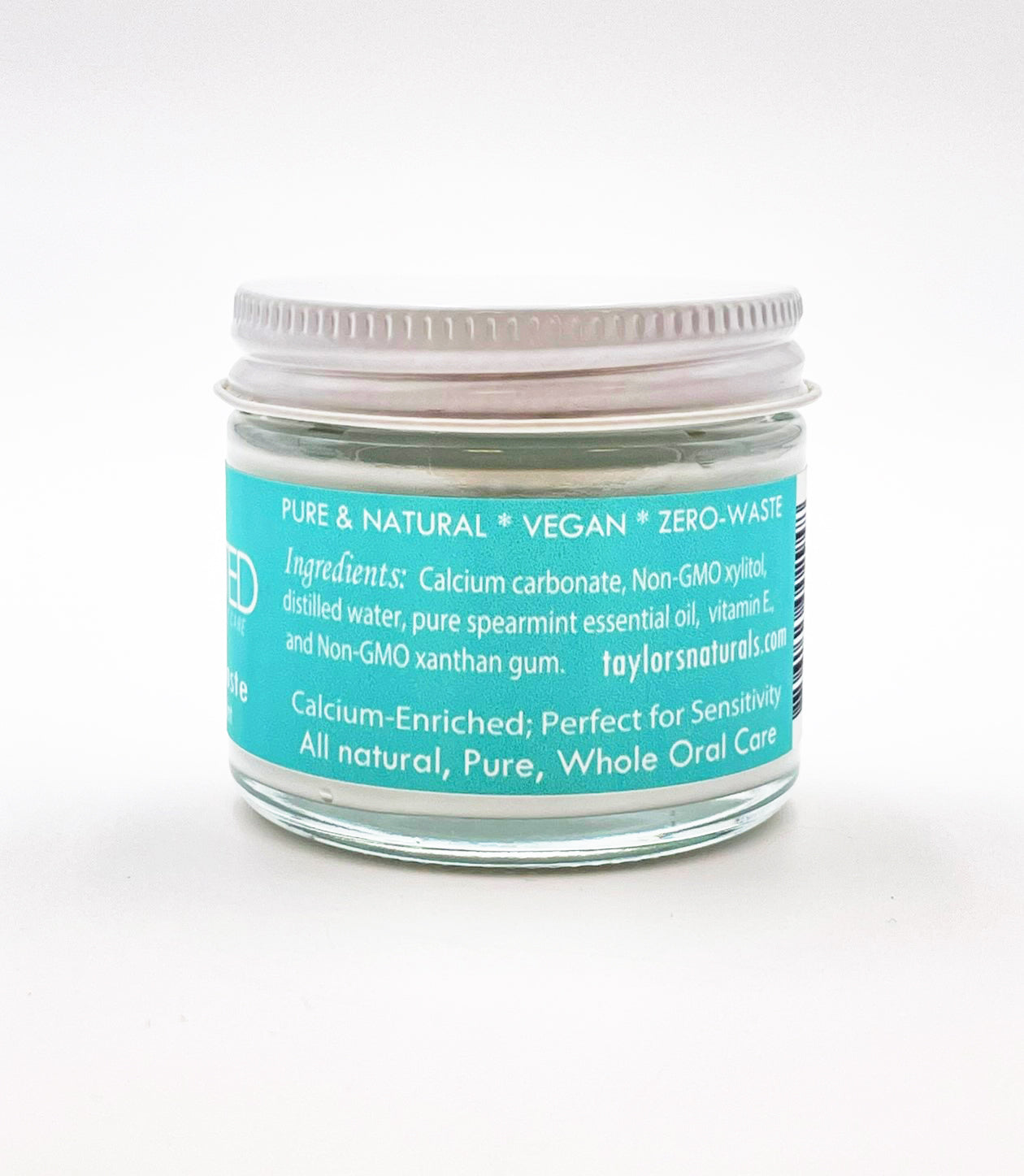 ELEVATED - Natural Toothpaste - Plastic FREE jar *Fluoride FREE & Chemical FREE