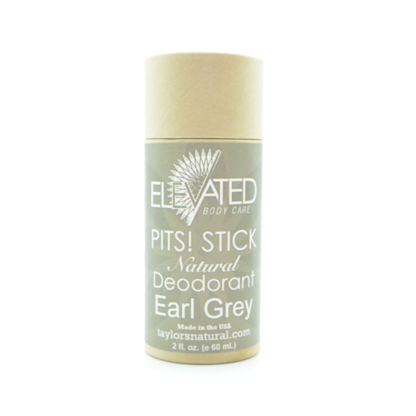 ELEVATED - PITS! STICK Natural Deodorant - 2oz