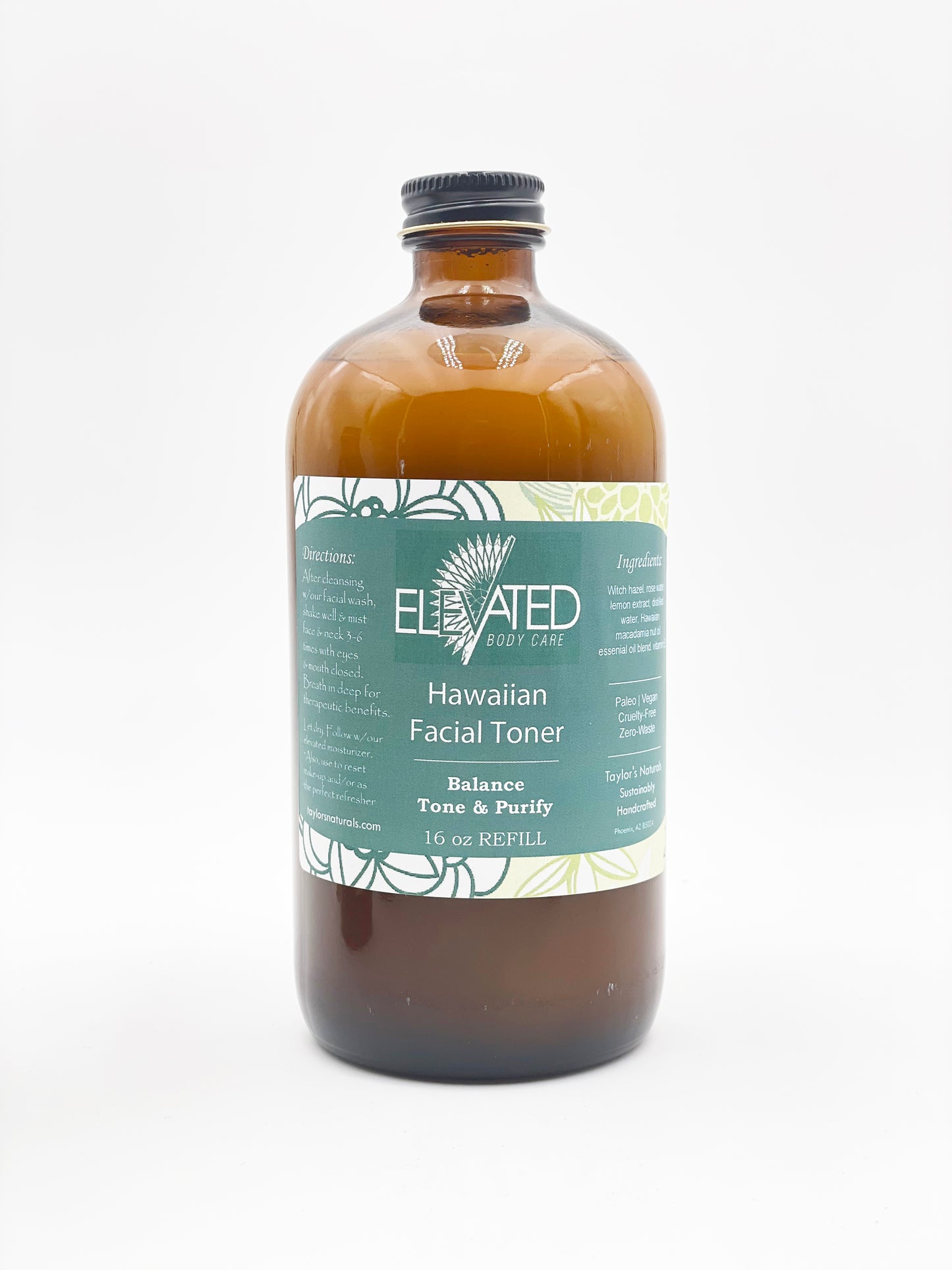 REFILL for ELEVATED - Hawaiian Facial Toner {Step 2} (4oz, 8oz, or 16oz)