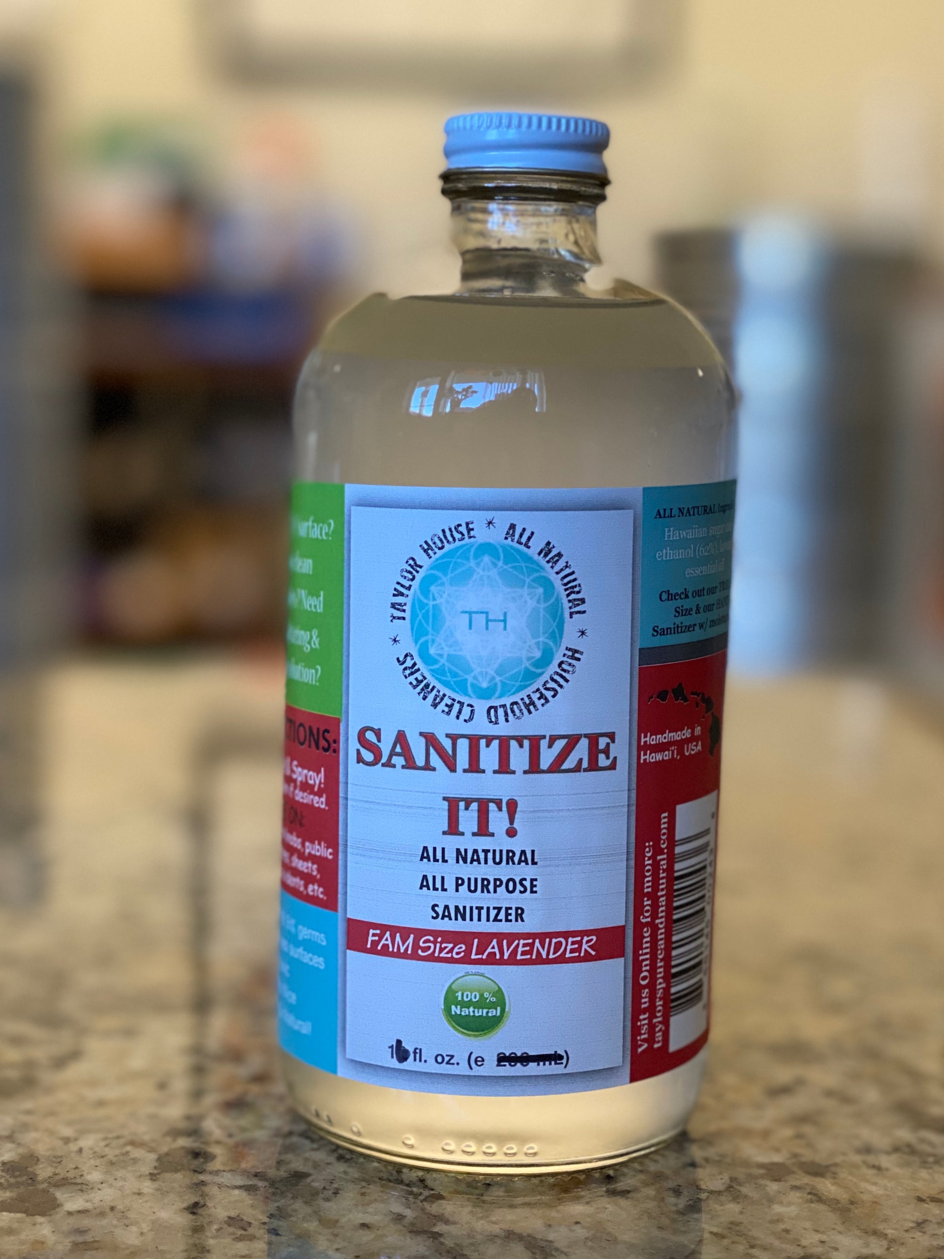 Sanitize It!  All natural household sanitizer - family size