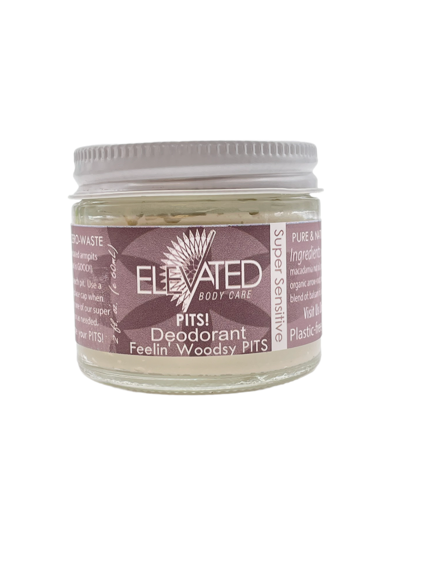 ELEVATED - PITS! {SUPER Sensitive} Natural Deodorant - 2oz