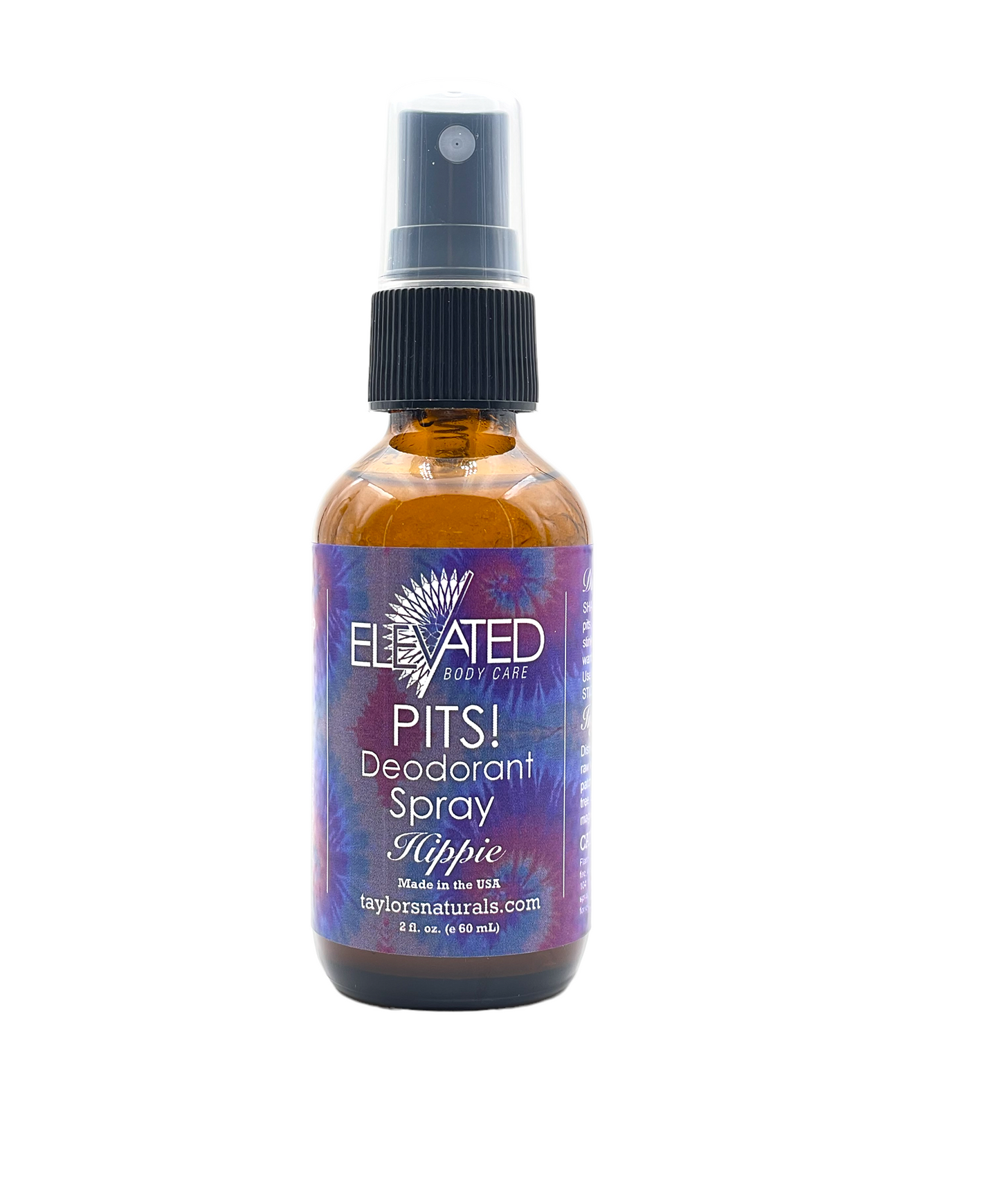 ELEVATED - PITS! Natural SPRAY Deodorant - 2oz or REFILL