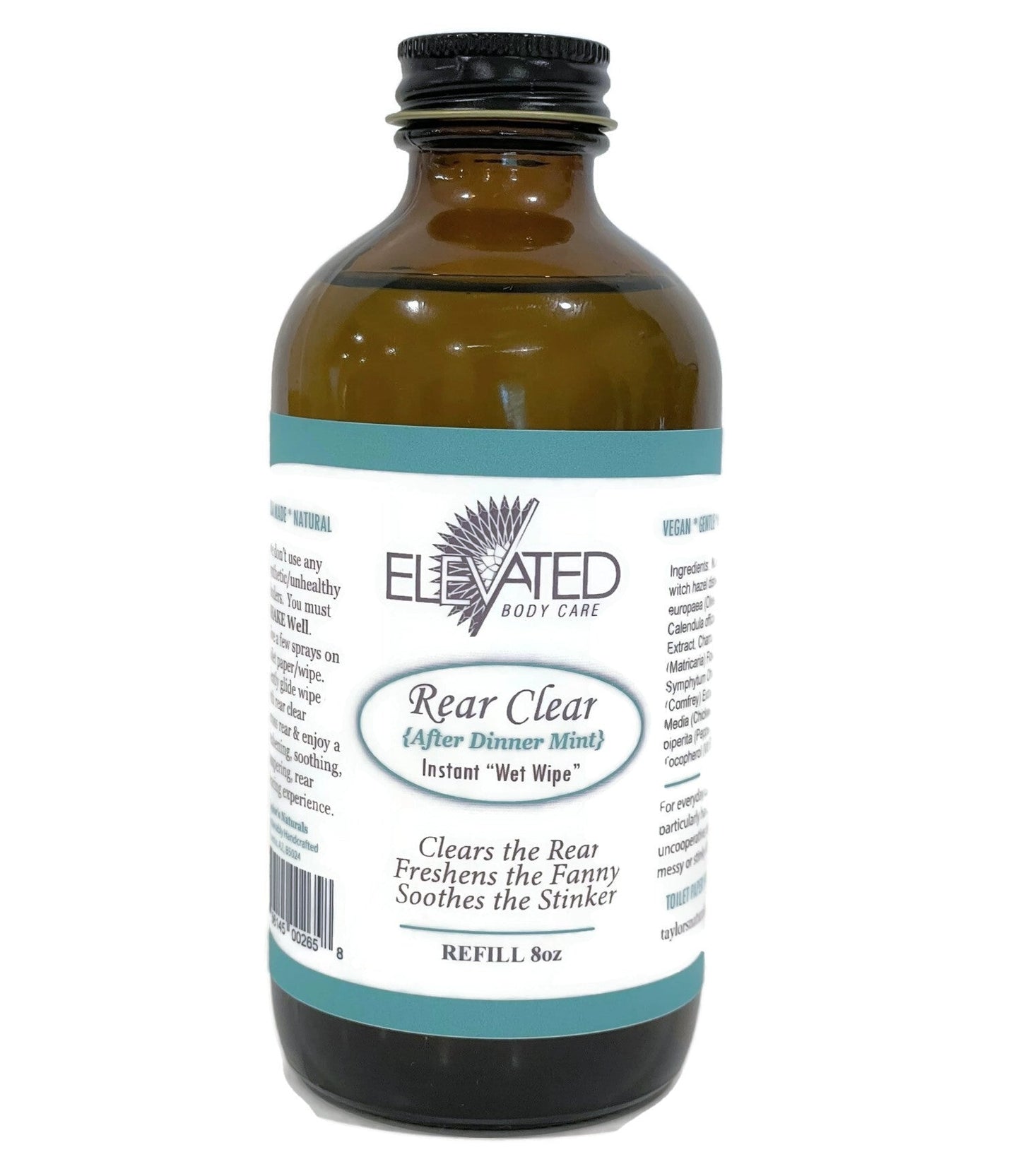 REFILL for ELEVATED - Rear Clear (4oz, 8oz, or 16oz)
