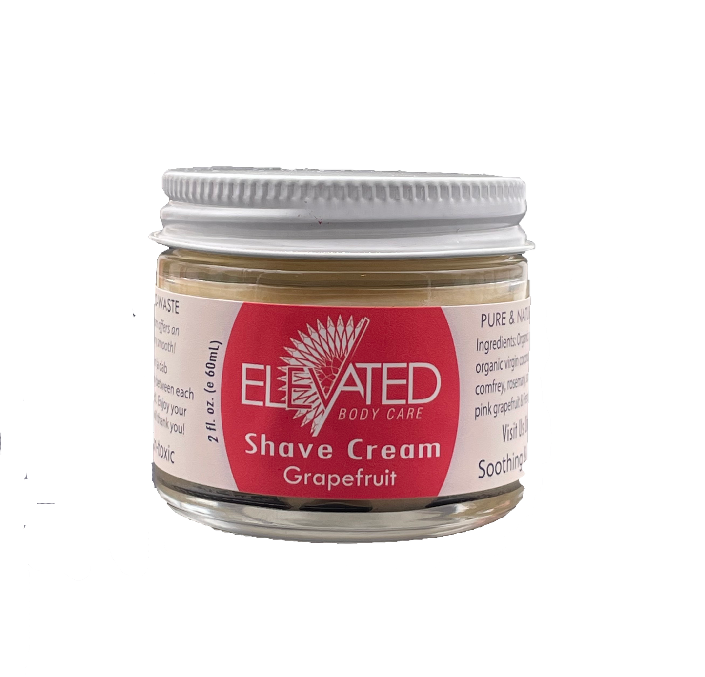ELEVATED - Shave Cream ALL Natural Shaving Cream for Men & Women
