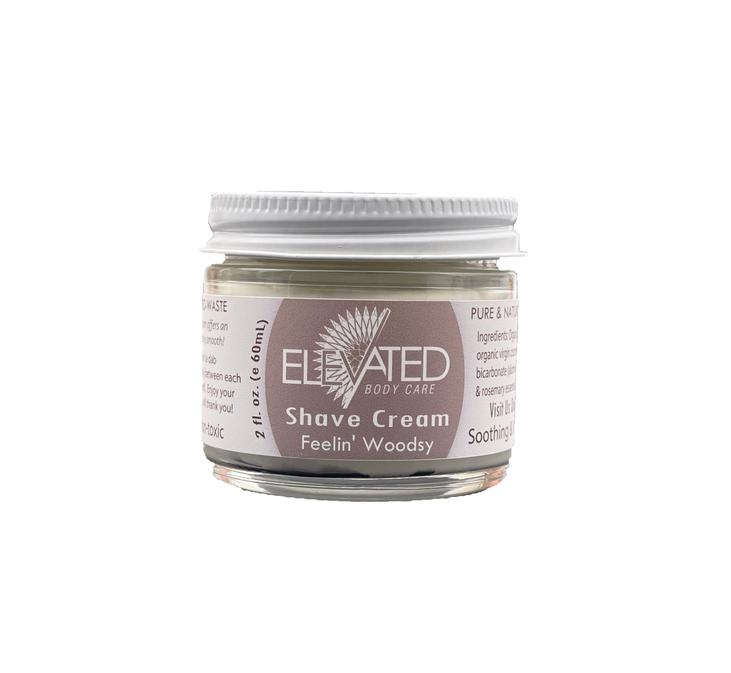 ELEVATED - Shave Cream ALL Natural Shaving Cream for Men & Women