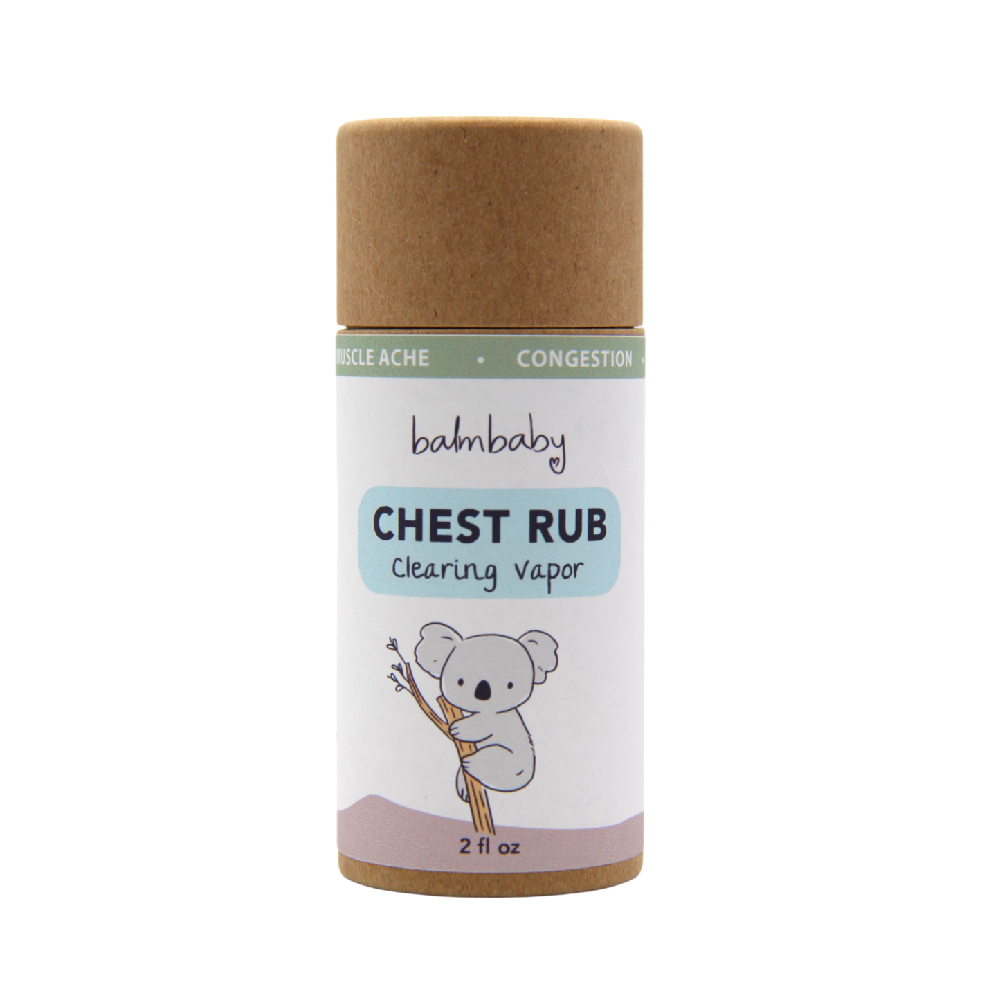 Natural Chest Vapor Rub w/ Eucalyptus - Eco Stick