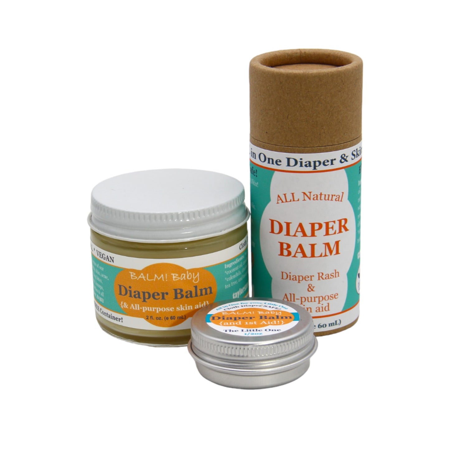 BALM! Baby - Diaper Balm and ALL purpose skin aid in BIODEGRADABLE STICK