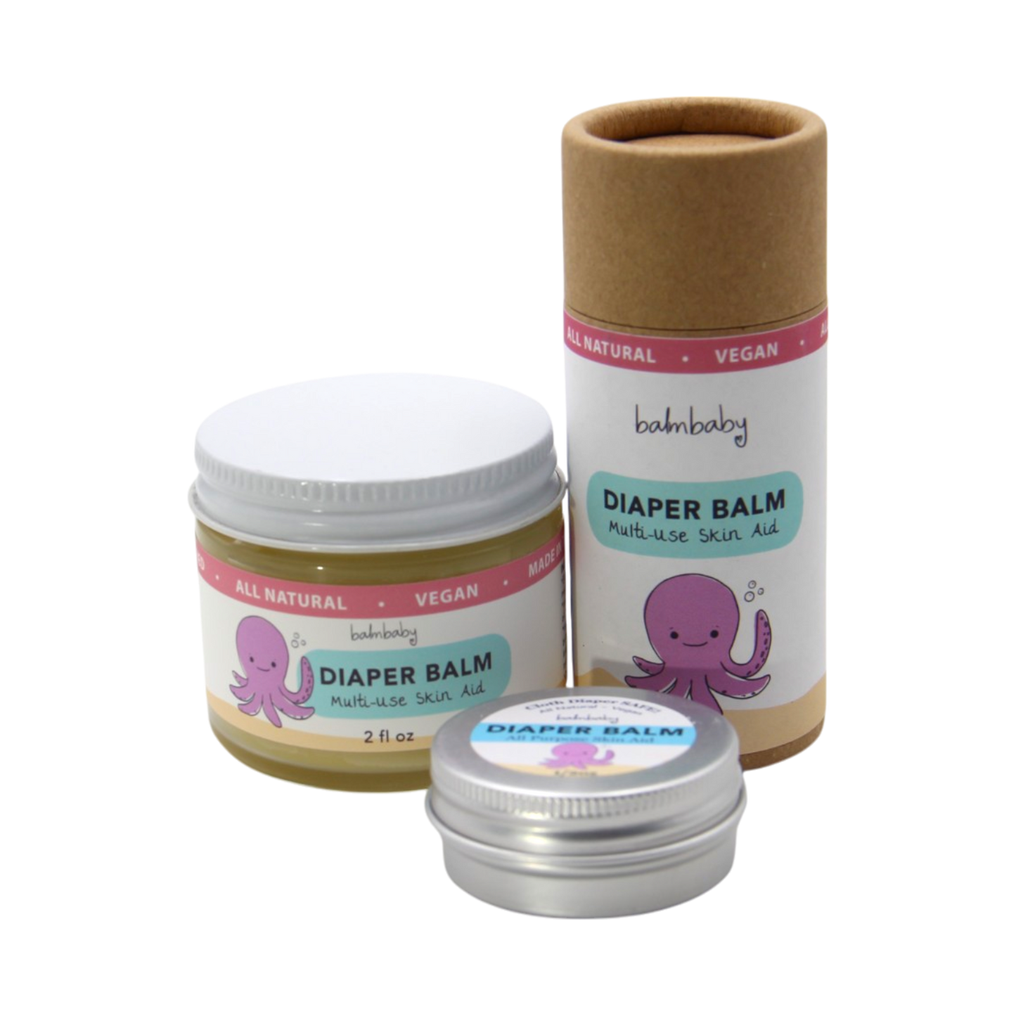 DIAPER BALM and All Purpose Skin Aid (2oz OR Travel Size)