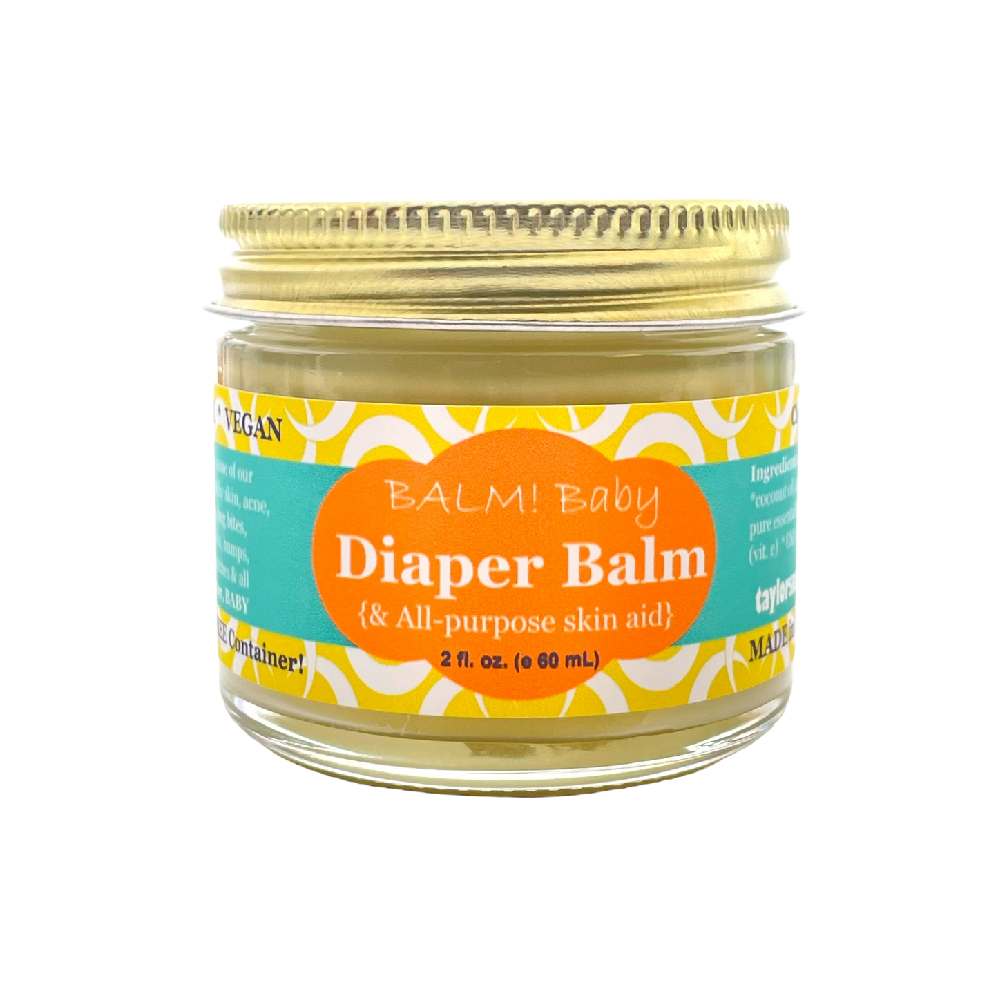 BALM! Baby - Diaper Balm and ALL purpose skin aid (2oz OR Travel Size)