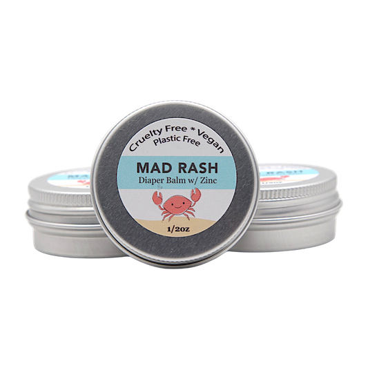 Mad Rash Diaper Cream w/Zinc (1/2 oz sample/travel size)