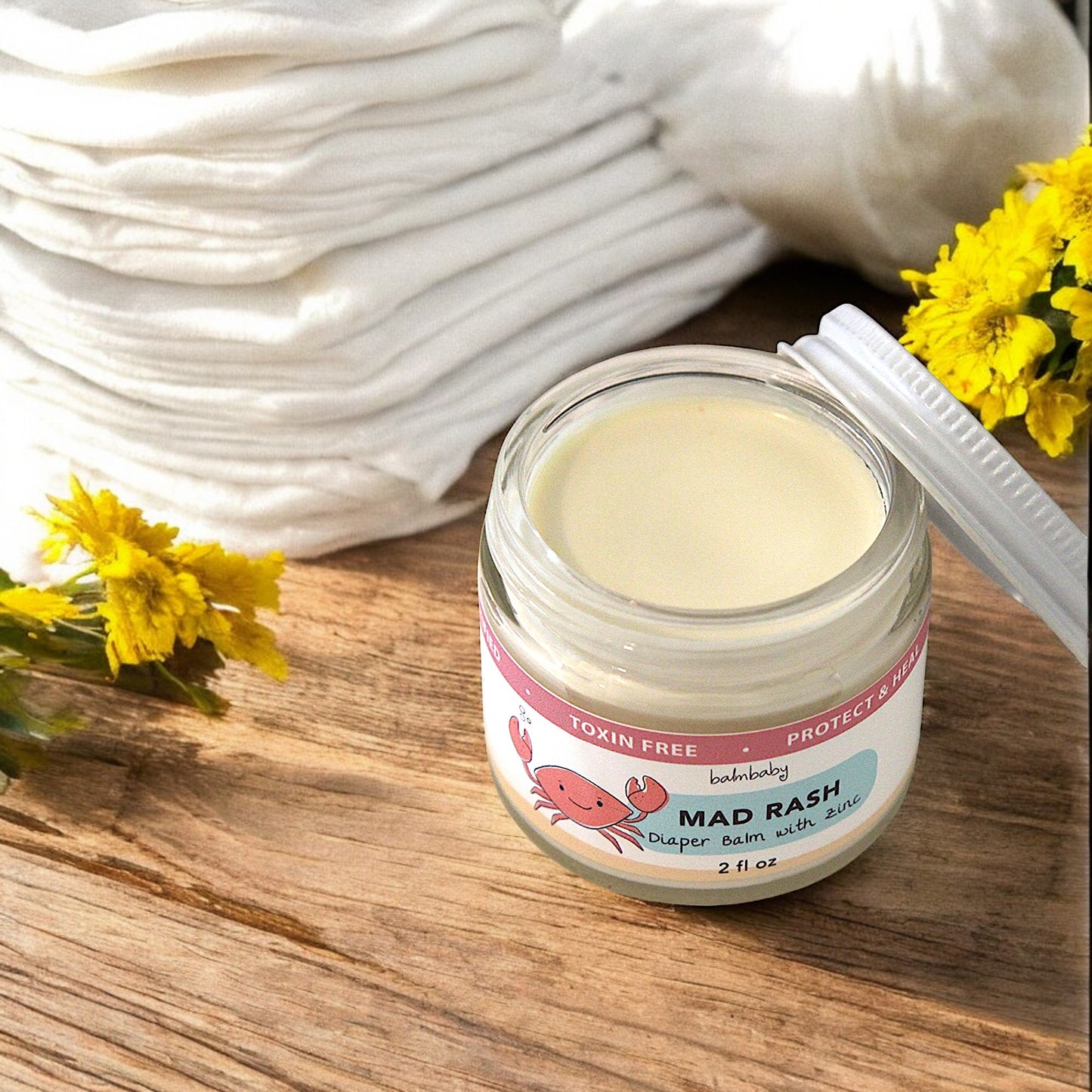 MAD RASH Diaper Balm & ALL purpose skin aid w/ Zinc