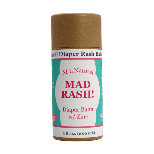 BALM! Baby - MAD RASH Diaper Balm with natural, protecting zinc in BIODEGRADABLE STICK