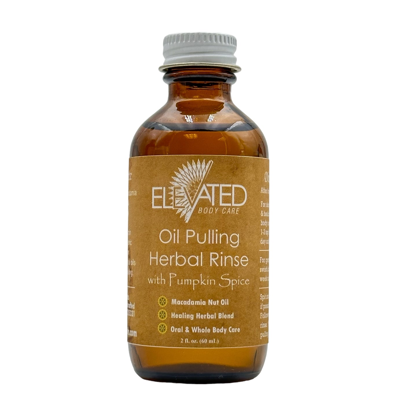 ELEVATED - Oil Pulling Herbal Rinse Ayurvedic Teeth Whitening & Detox