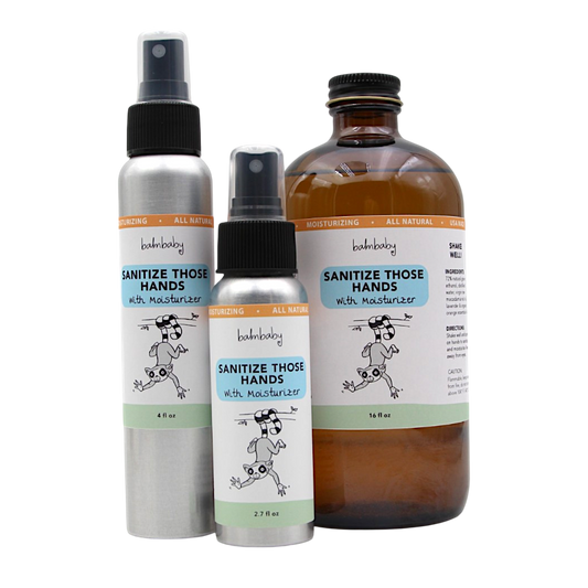 Sanitize those Hands w/ Moisturizer - 4oz, 8oz, or 16oz (REFILL)