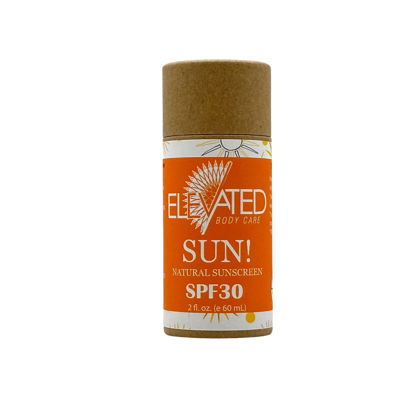 ELEVATED - SUN! STICK Natural SunScreen  (biodegradable eco stick)