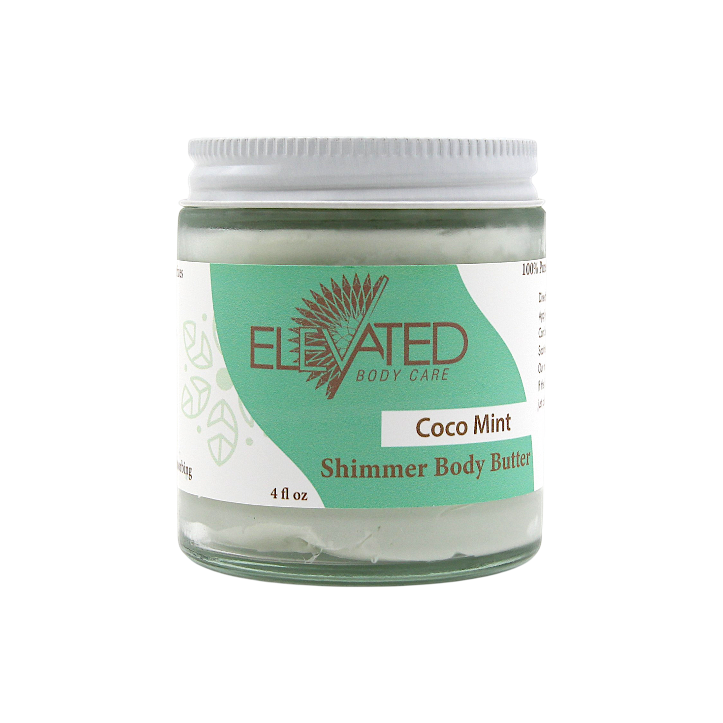 ELEVATED - SHIMMER Cocoa Mint Butter (whipped) - 4oz.